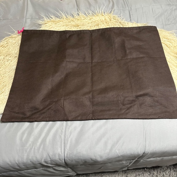 Kate Spade New York XL Drawstring Dust Bag Brown Pink Size 19" X 27" - Picture 3 of 7